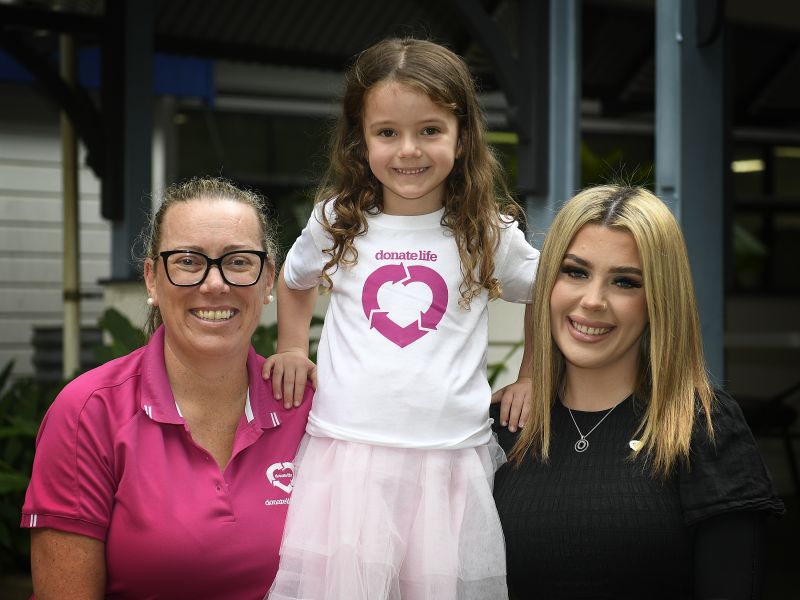 Townsville family shares touching story for DonateLife's Thank You Day