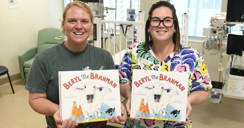Brahman Beryl brings comfort to sick kids