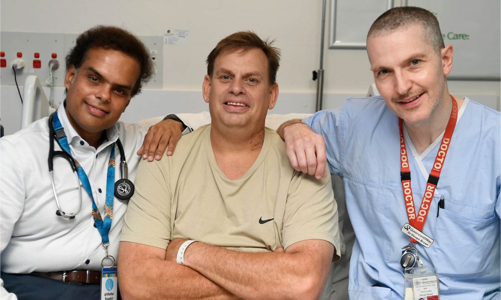 Specialist care close to home delivers life-saving clot retrieval for north Queensland father