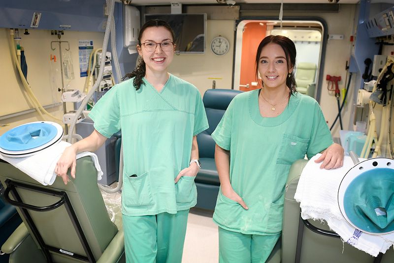School visit inspires hyperbaric career moves