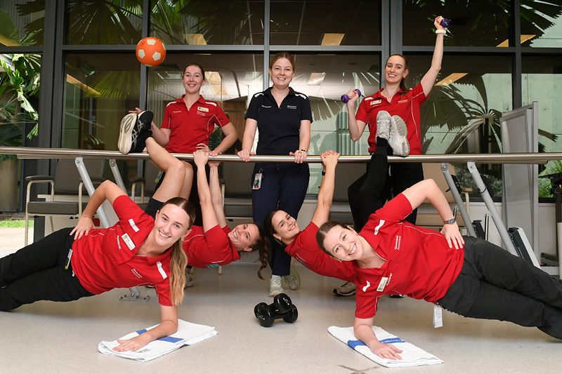 Townsville HHS physios bring Active August to life with African safari theme
