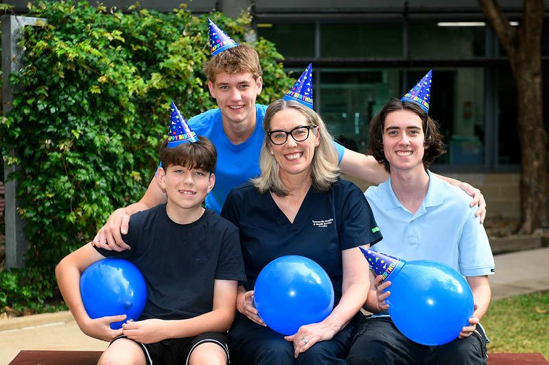 Sari and sons help TUH clock up quarter century of care